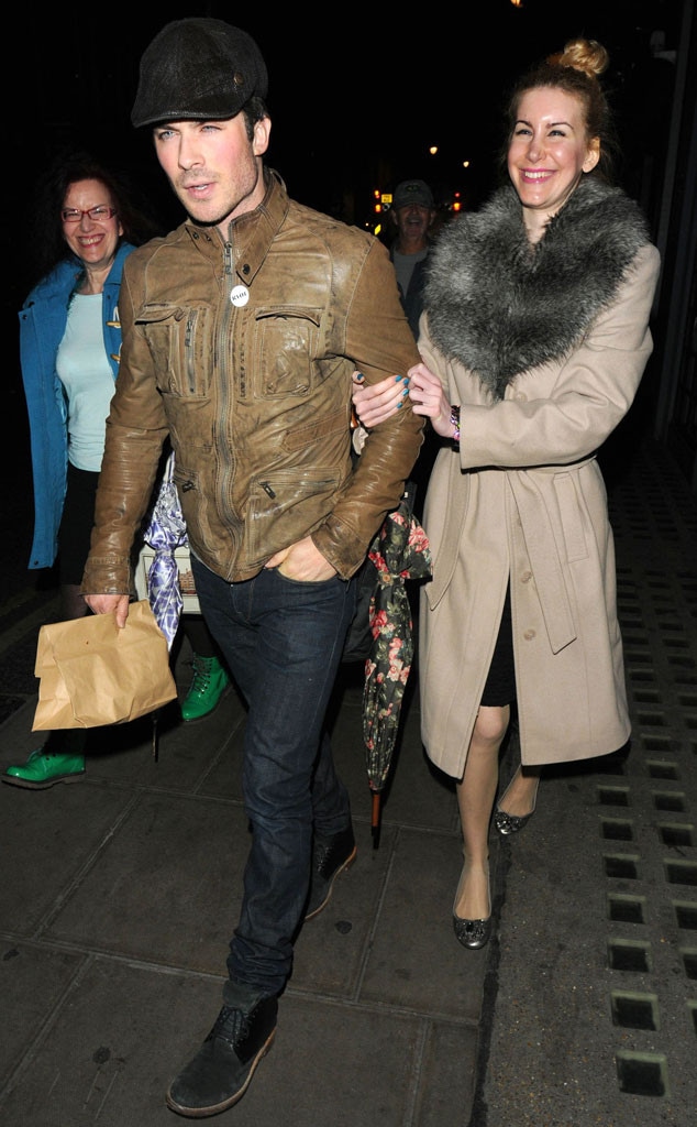 Ian Somerhalder Leaves Club With Pretty Blonde, But... E! Online CA